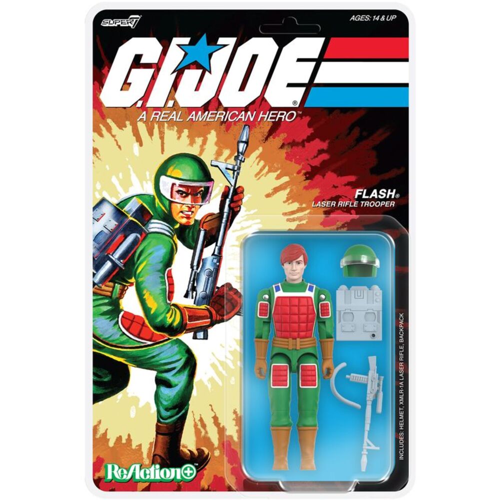 Super7 - G.I. Joe - ReAction+ Wv7 - Flash (Comic)  COLLECTIBLES